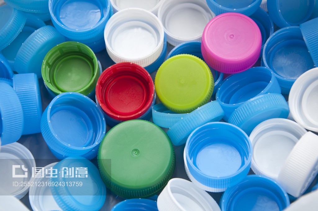 生活中的多彩小物 彩色塑料瓶蓋